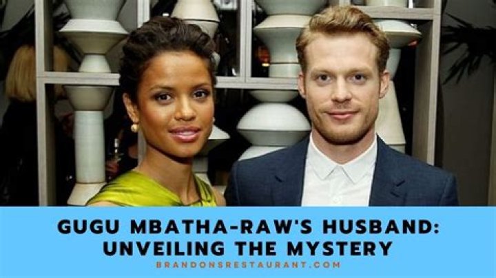 Unveiling the Mystery: Gugu Mbatha-Raw's Husband Photo